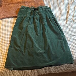 Draper James Dark Green A-Line Skirt